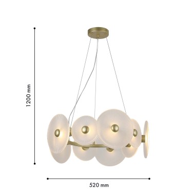 Подвесной светильник  F-Promo Arctium 4605-8P